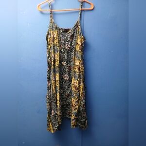 Shyanne Multicolored Sleeveless Spaghetti Strap Sundress